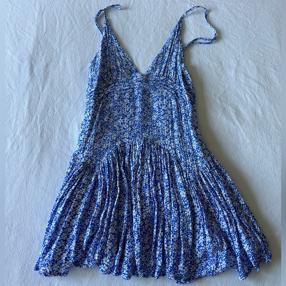 Skylar + Madison Blue Floral Romper